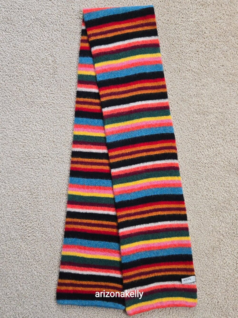 NWOT Paul Smith Lambswool Signature Stripe Colorful